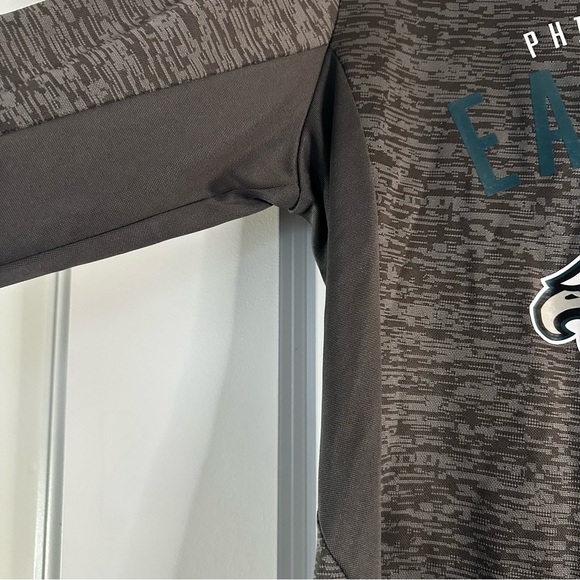 Philadelphia Eagles Hoodie Sweatshirt Majestic Therma Base Men’s Medium - Picture 5 of 16